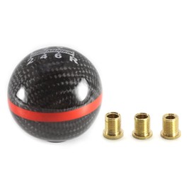 W-POWER Carbon Fiber Shift knob 6 Speed for Honda CR-Z Civic Accord S2000 FA5