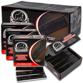Silverback 1/2oz Steel Adhesive Tape Wheel Weights with Easy Peel Tape. Designed for The Professional Tire Dealer. Black .50oz Steel Tape Weight Case of 4. 240oz/Box, 480pcs
