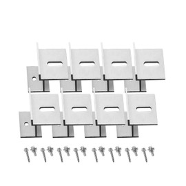 Newpowa Universal Z Bracket Mount 2 Sets- Flat Surface - Single Panel Up to 5-75w