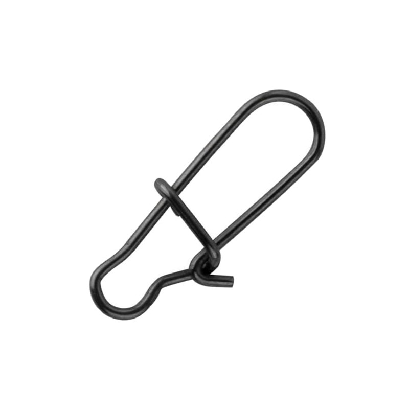 Spro Matt Black Easy Snap - Snaps for spin fishing,