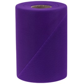 Falk Fabrics Tulle Spool, 6-Inch by 100-Yard, Purple