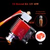 Newwish V6 All Metal Hotend Full Kit,24V 40W Direct &