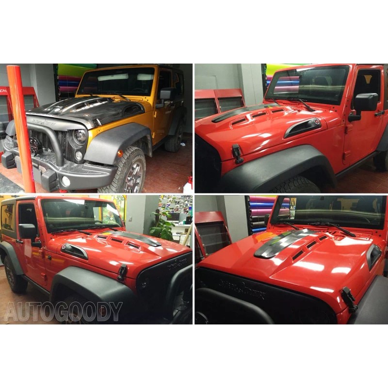 AUTOGOODY 12" x 60" Super Gloss Red Vinyl Film Wrap