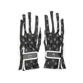 Munsing Wear MG5SGV00L Golf Gloves, For Both Hands, Stretch, Long Length, Sunburn Protection, Elegant, Golf, BK00 (Black), M