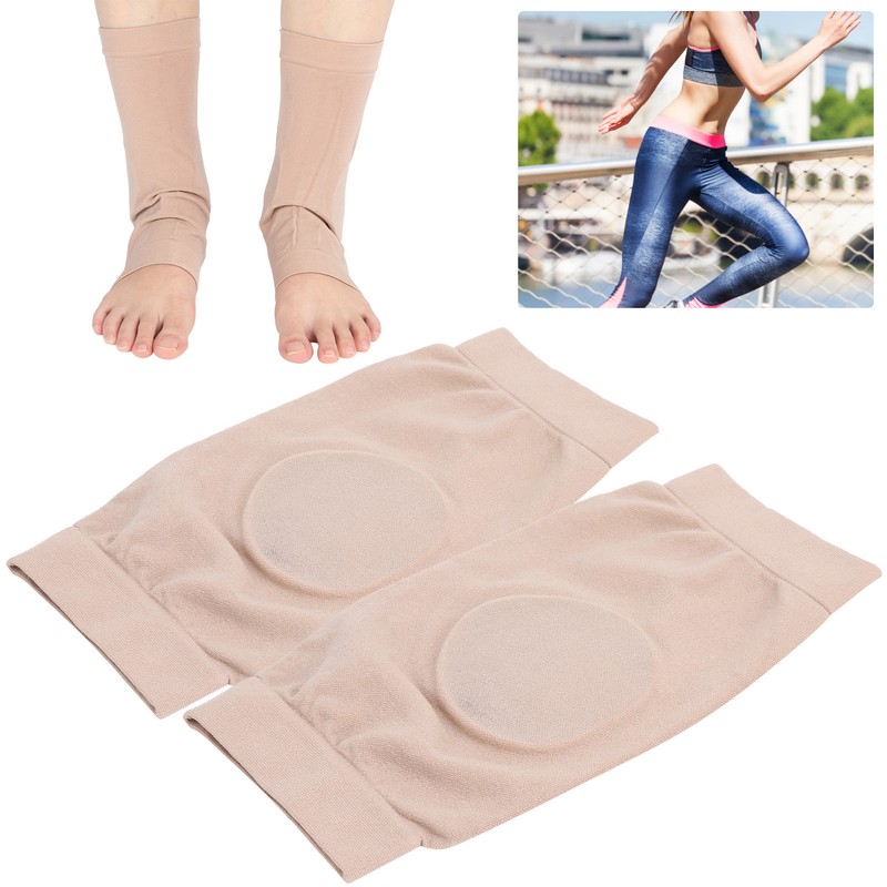 1Pair Both Sides Protective Pads Silicone Ankle Heel Foot Protection