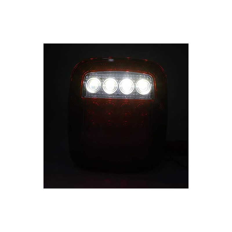 Luz trasera de freno Qiilu, 16 LED luz de marcha