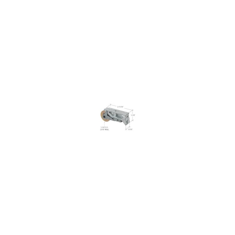 CRL Sliding Glass Door Roller with 1-1/4" Steel Wheel 11/16"