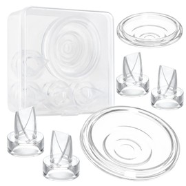 PDFans - 6 piezas de válvulas de pico de pato y diafragma de silicona para extractor de leche portátil piezas de repuesto para Momcozy/TSRETE/Medela/Spectra S12 S9 reemplazo accesorio