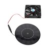 10W Solar Powered Exhaust Fan Monocrystalline Silicon Solar Panel Fan