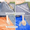 LCXCEZ Pocket Picnic Blanket – Sandproof & WaterproofLightweight Camping Tarp,