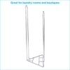 SSWBasics Chrome Clothing Hanger Holder (Fits 50-75 Hangers) – Lightweight