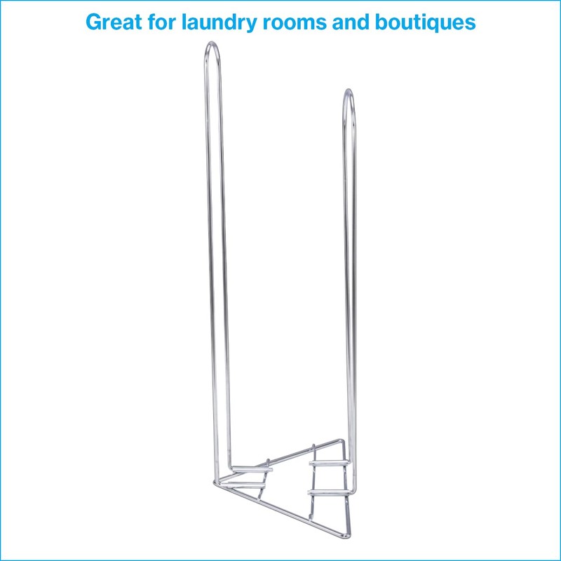 SSWBasics Chrome Clothing Hanger Holder (Fits 50-75 Hangers) – Lightweight