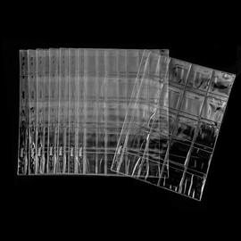 Uncle Paul Coin Pages for 20 Grids Coin Holder Stamp Currency Protection Coin Collection Bags Consumable 10 Sheets