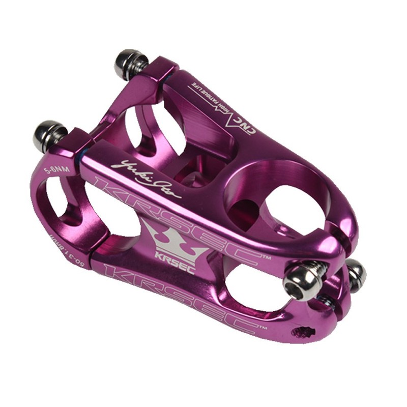 Krsec Alloy Aluminum 31.8mm x 50mm Handlebar Short Bike Stem