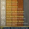DEFY Marine Sealer - Semi-Transparent Waterproof Exterior Wood Stain, Marine