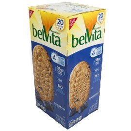 Belvita Blueberry biscuit (20 Pack x 1.76 Oz), 35.200000000000003 Ounce