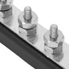 4 Stud Power Distribution Block, 3/16in Bus Bar Junction Block