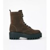 JustFab Just Fab Brown Combat Hikers Size. 8M Az-18363
