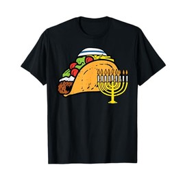 Hanukkah Taco Funny Chanukah Mexican Food Men Women Kids T-Shirt