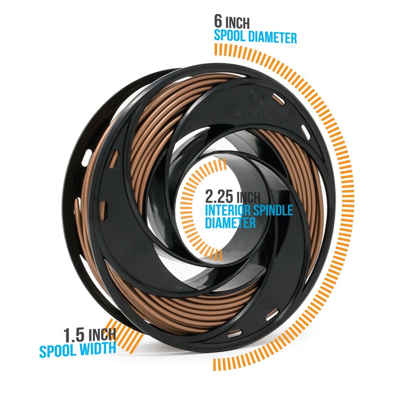 Gizmo Dorks PLA Filamento 1.75 mm 200 g para impresoras