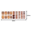 ZINIPIN FA00284 Just Stick Foot Nail Seal, Smoky Brown