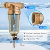 iSpring WSP-100 Reusable Whole House Spin Down Sediment Water Filter,