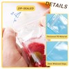 LeFeirr 160 Pcs Disposable Ice Popsicle Mould Bags | Transparent