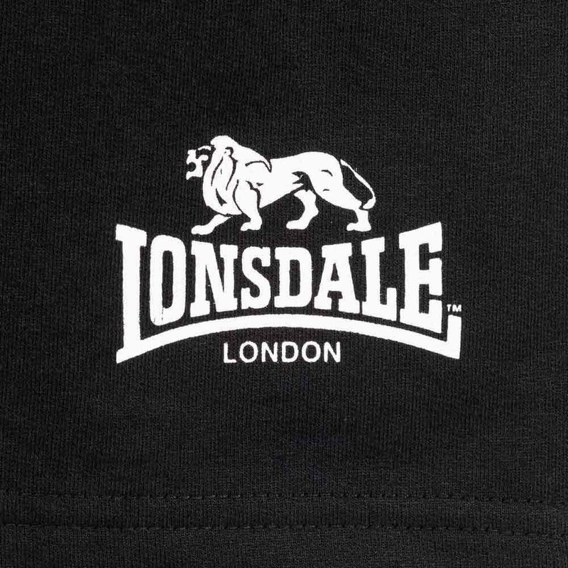 Lonsdale Men's Coventry Shorts, black / white