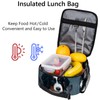 Kamoxi Dog Lunch Box Cute Snowy Mountain Dog Puppy Insulated