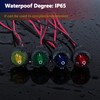 DMWD Waterproof 20A ON-Off Round Rocker Toggle Switch 2 Pins