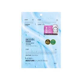 VTCOSMETICS Moisture 3-Layer Mask, Moisture, Sway Care, Cream, Sheet Mask, Layer Cover, Moisture Evaporative Block