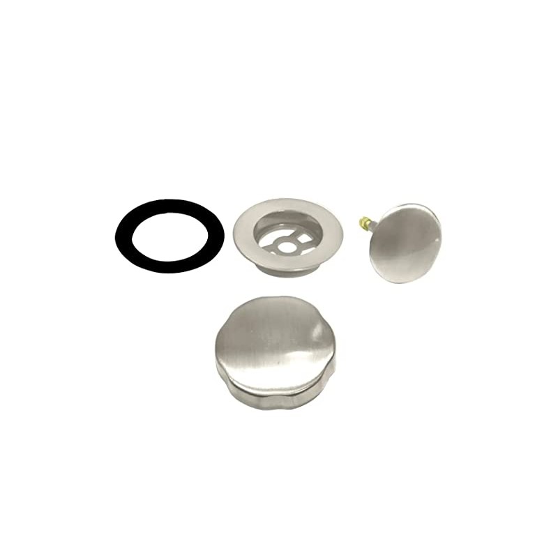 Westbrass Standard Trim for Cable Drive Bath Waste, Stainless Steel,