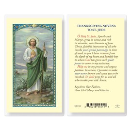 St. Jude Thanksgiving Novena Laminated Holy Cards, 25-Count Value Pack