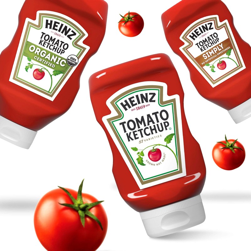 Heinz Tomato Ketchup (14oz Bottles, Pack of 8)