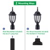 LIT-PaTH Dusk to Dawn Outdoor Post Lighting Fixture Pole Lantern,