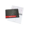 Precision A6 Football Pro-coach Notepad (Pack 6), black, K-REY-TRA604