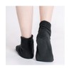 Kyoetsu Men's Tabi Socks, Fleece Cover, Winter Socks, Black