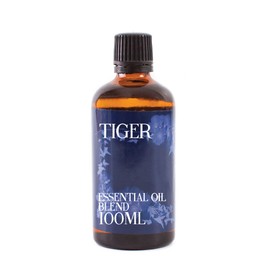 Mystix London | Tiger - Chinese Zodiac Essential Oil Blend 100ml - for Diffusers, Aromatherapy & Massage Blends | Perfect as a Gift | Vegan, GMO Free