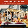 Hot Plate,Cusimax Dual Infrared Burner, Electric Ceramic Glass Stove,Adjustable Temperature