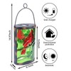 Hanging Solar Lantern Outdoor Decorative Waterproof LED Solar Cardinal Lights