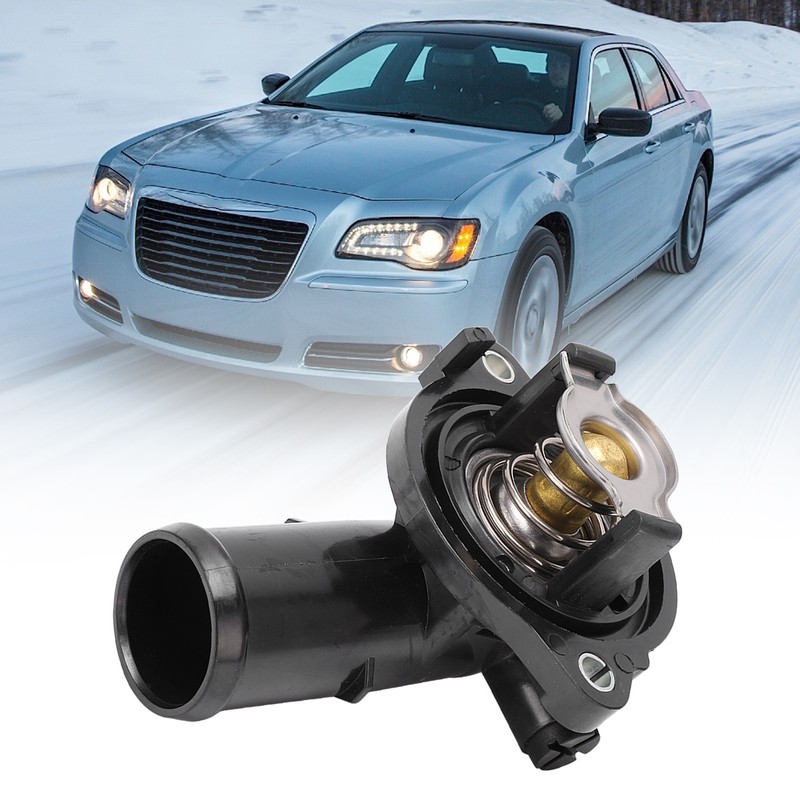 Engine Coolant Thermostat Housing Assembly 05184977AE Replacement for Chrysler 300