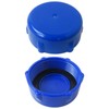 lingsee 2-Pack Swimming Pool Drain Valve Cap, Blue Plastic Drain