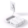 Surge Protector Power Strip, HANYCONY Extension Cord with Multiple Outlets,
