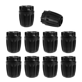 Tinoaly 10pcs 1/2 Inch Drip Irrigation End Caps, Anti-Drop Barbed Lock Nut End Plug Fittings for (1/2" ID x 0.6-0.63" OD) 16mm Drip Tubing Connectors for Garden Irrigation Watering System Accessories