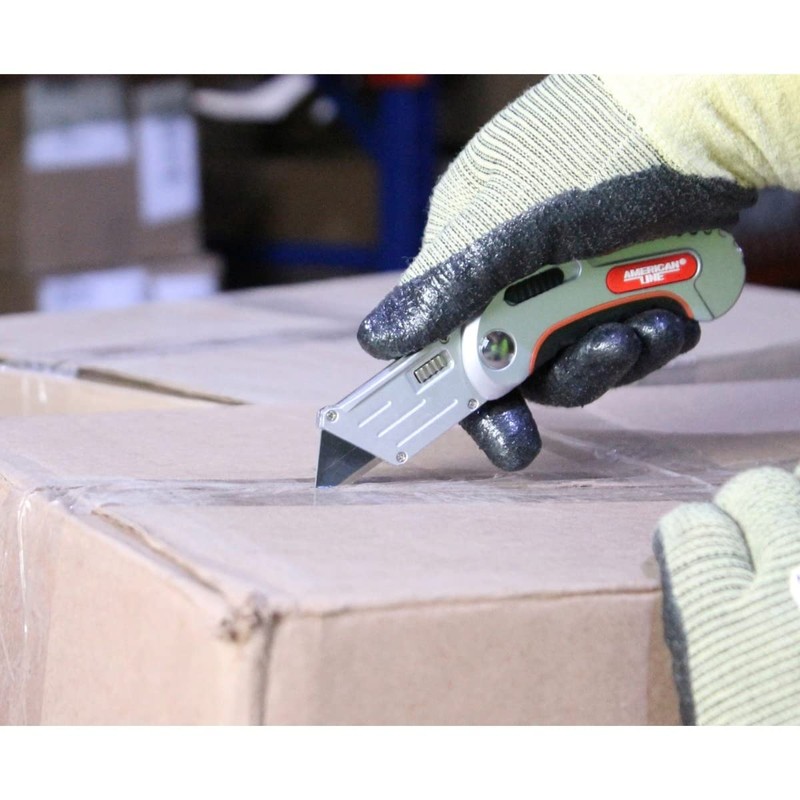 American Line 2-Notch Utility Knife Blades with Dispenser - Precision