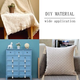 BEL AVENIR - Juego de 8 borlas pequeñas de seda hechas a mano, coloridas y suaves borlas para llavero, accesorios de bricolaje