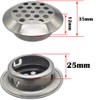 CTRICALVER 35 Stainless Steel Air Vents Ventilation Louvers | Round,