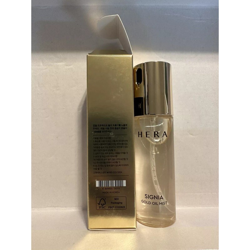 Hera Signia Gold Oil Mist 50ml New Smoothing The Skin