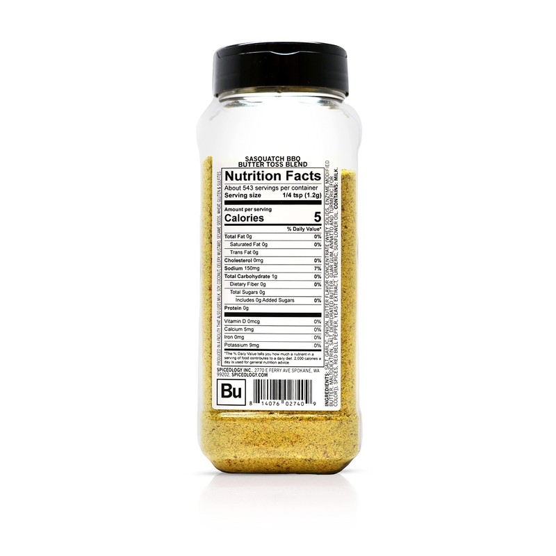 Spiceology & Sasquatch BBQ - Butter Toss - Savory Butter