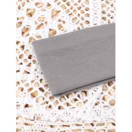 DRESHOW 6cm Wide Headband for Women Men Stretchy Head Band Gym Exercise Yoga Headbands for Women's Hair, Breathable Hair Band for Sweat-Wicking